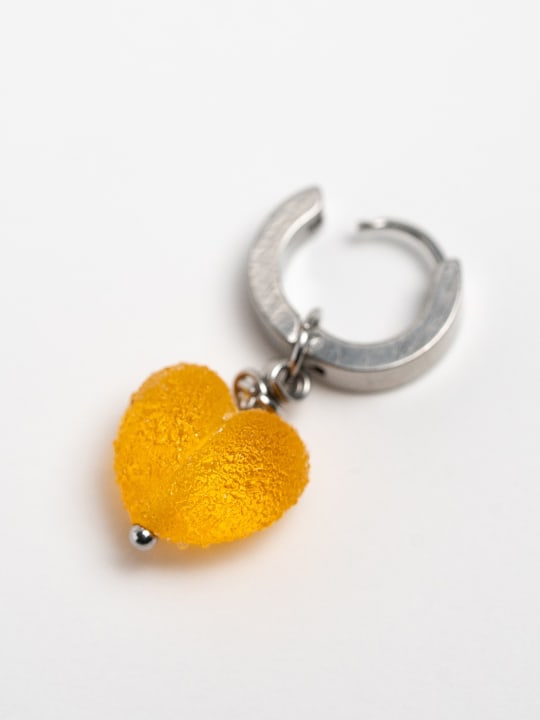 Earring "Aperol Sugar Heart"  primary