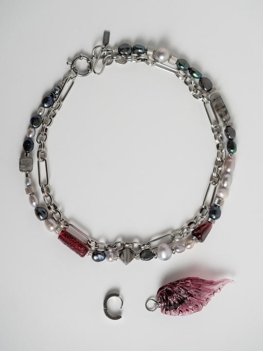 Necklace "Blood Moon Wing" primary