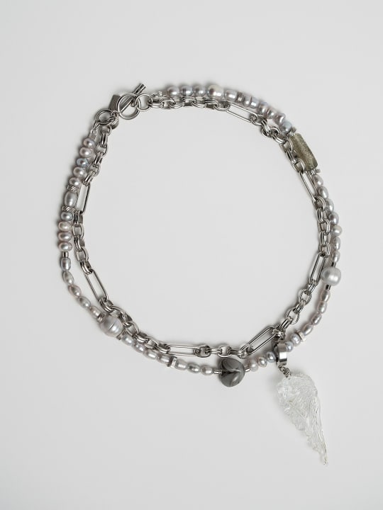 Necklace "Soft Horizon Wing" primary