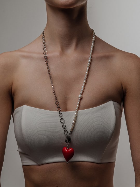 Necklace "Crimson Desire" primary