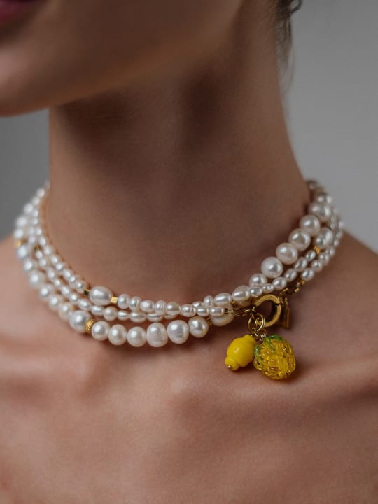 Necklace "Golden Summer" primary