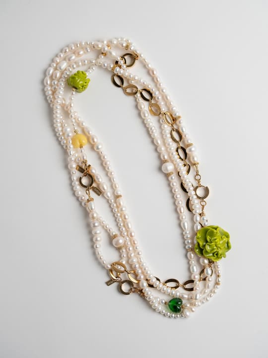 Necklace “Verde Rosa” primary