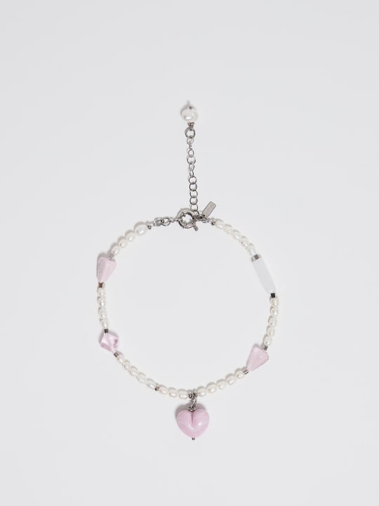 Necklace "Pink milkshake" 1