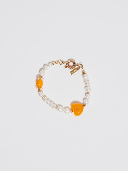 Bracelet "Orange heart" 1