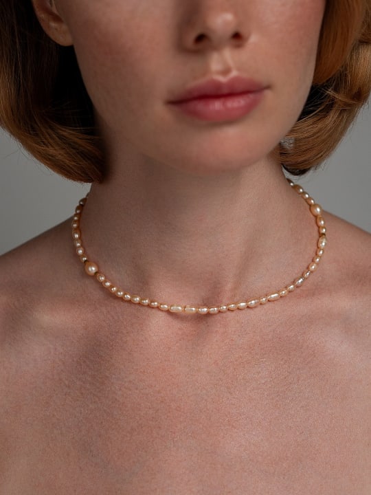 Choker “Gold Champagne” 2