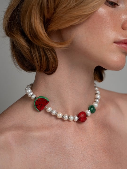 Choker “Summer Watermelon” 2