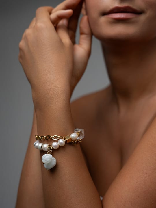 Bracelet “Golden Milk” 2