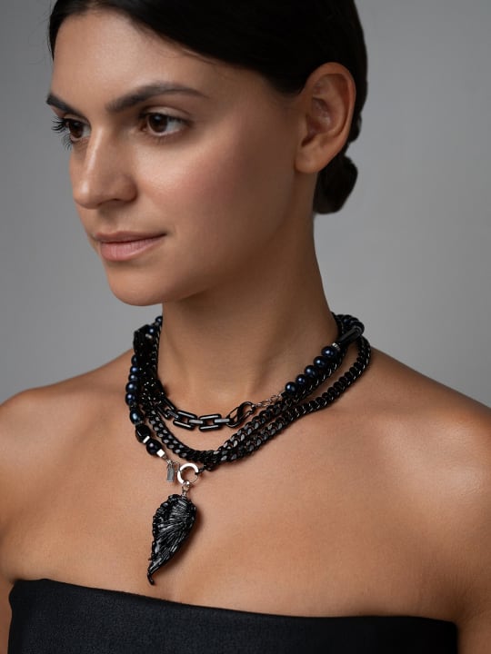 Necklace «Black Theory» 2