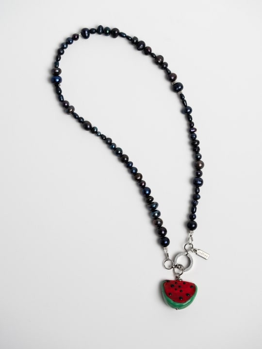 Necklace «Black Watermelon» 1