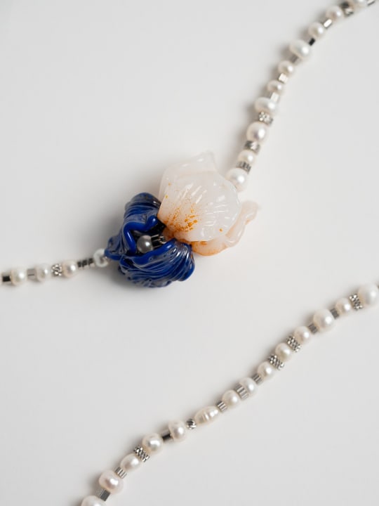 Necklace «Van Gogh’s Iris» 2