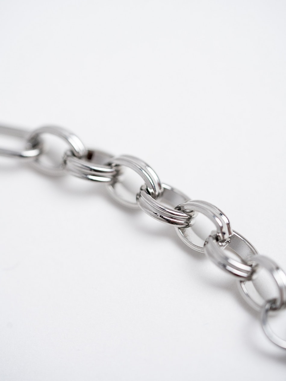 Necklace "Silver Strike" image 4