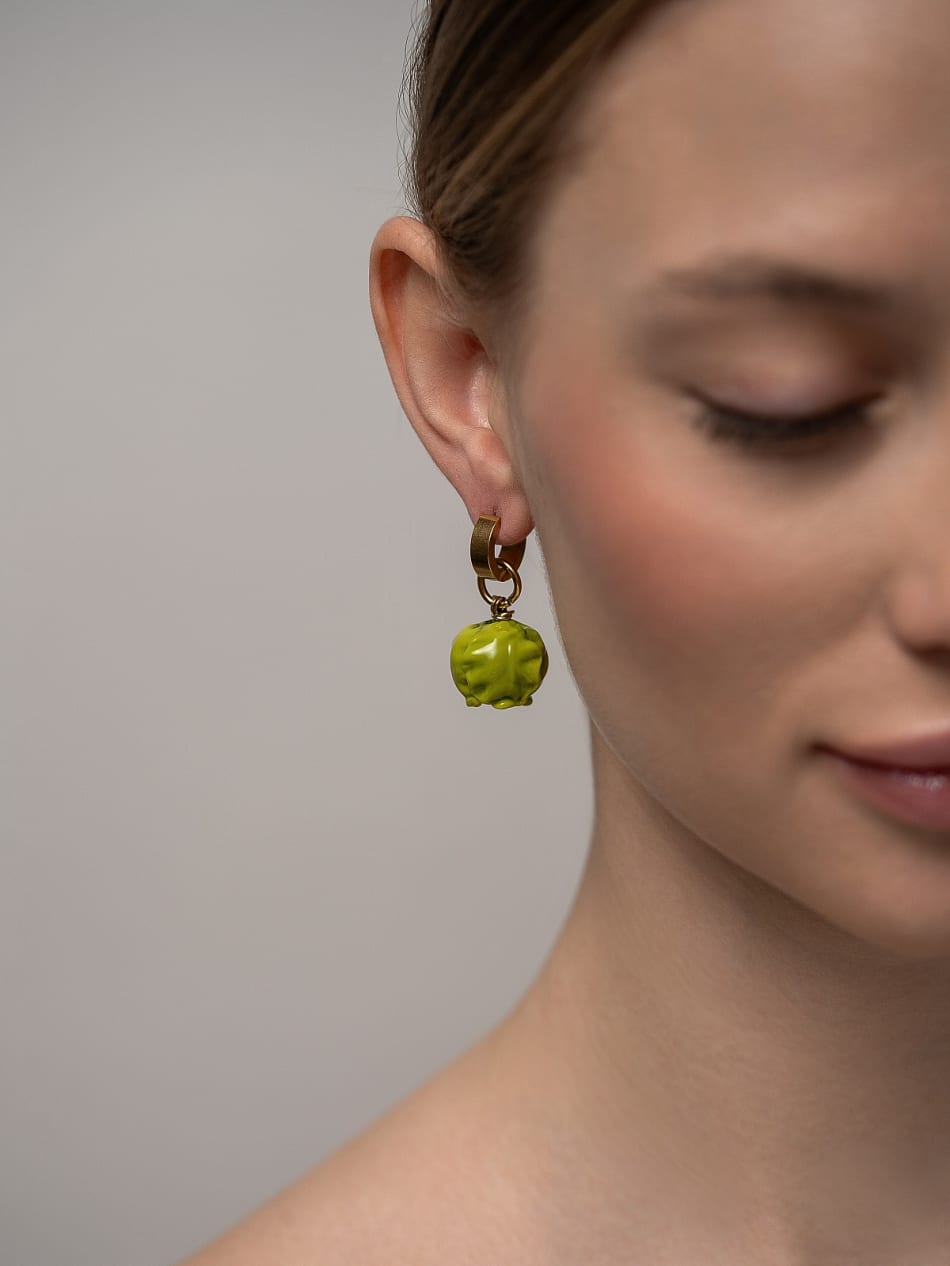 Earrings "Cabbage idyll"  image 2