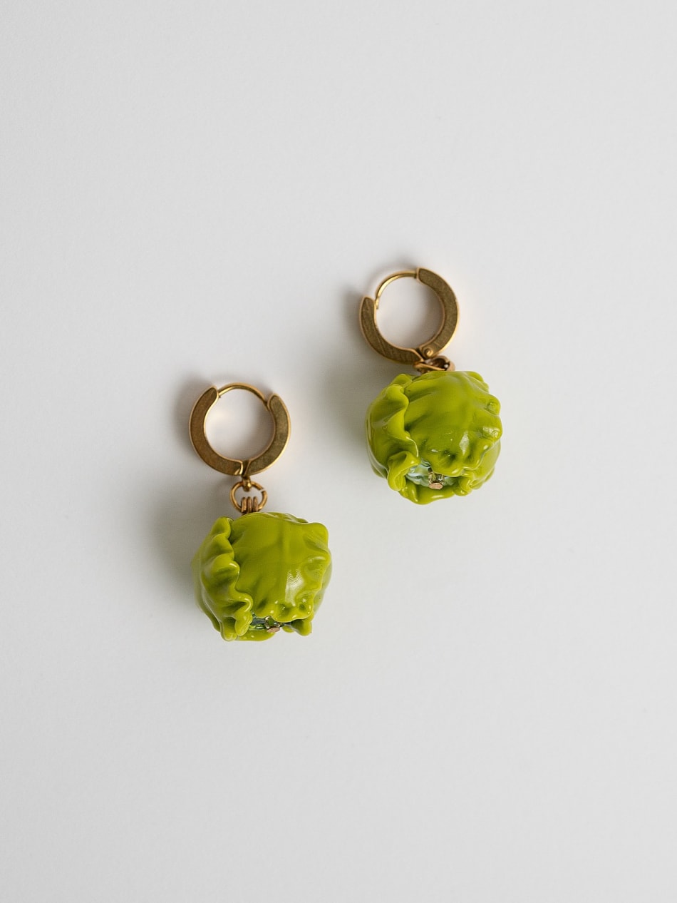 Earrings "Cabbage idyll"  image 1