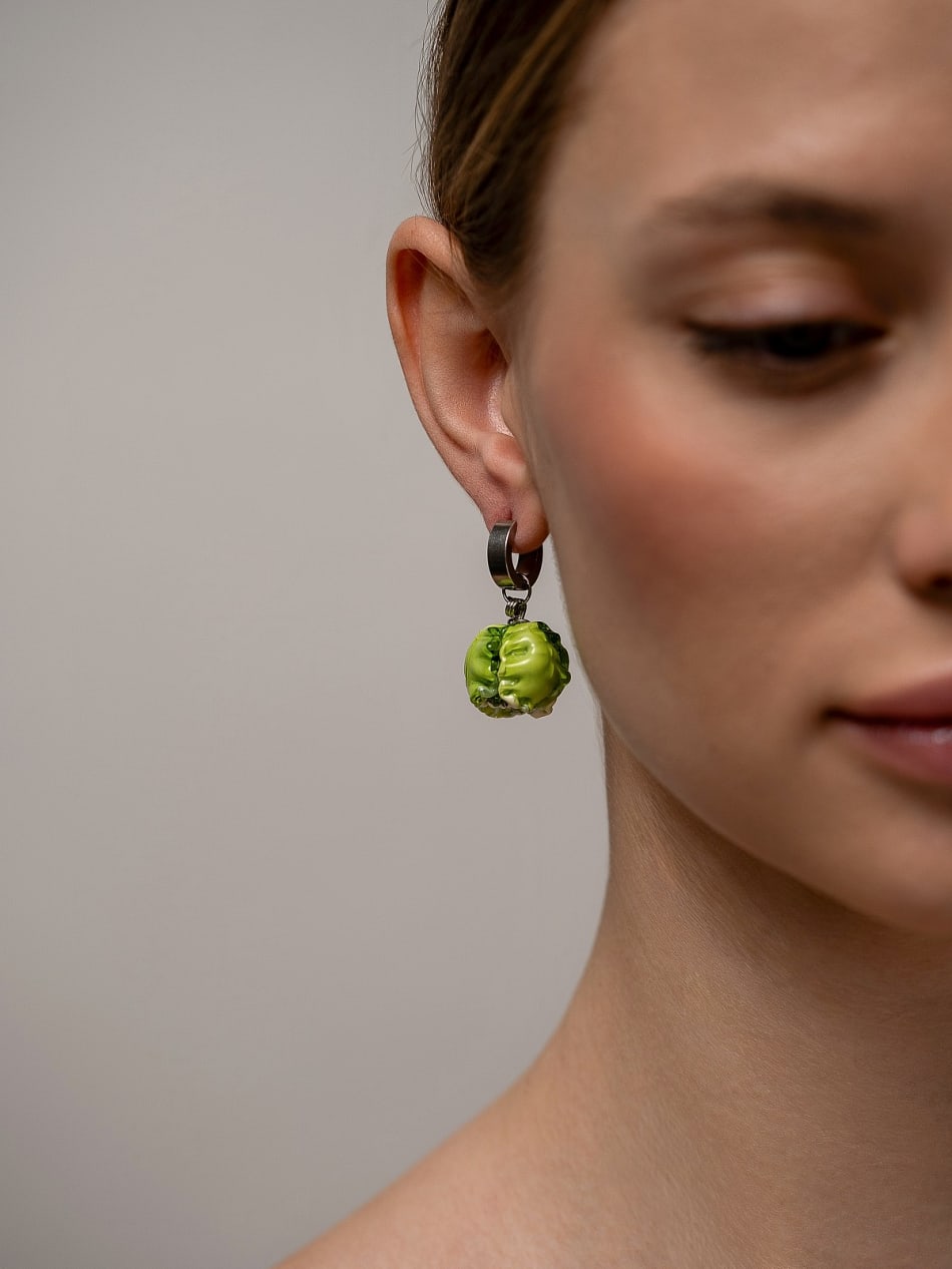 Earrings "Cabbage idyll"  image 2
