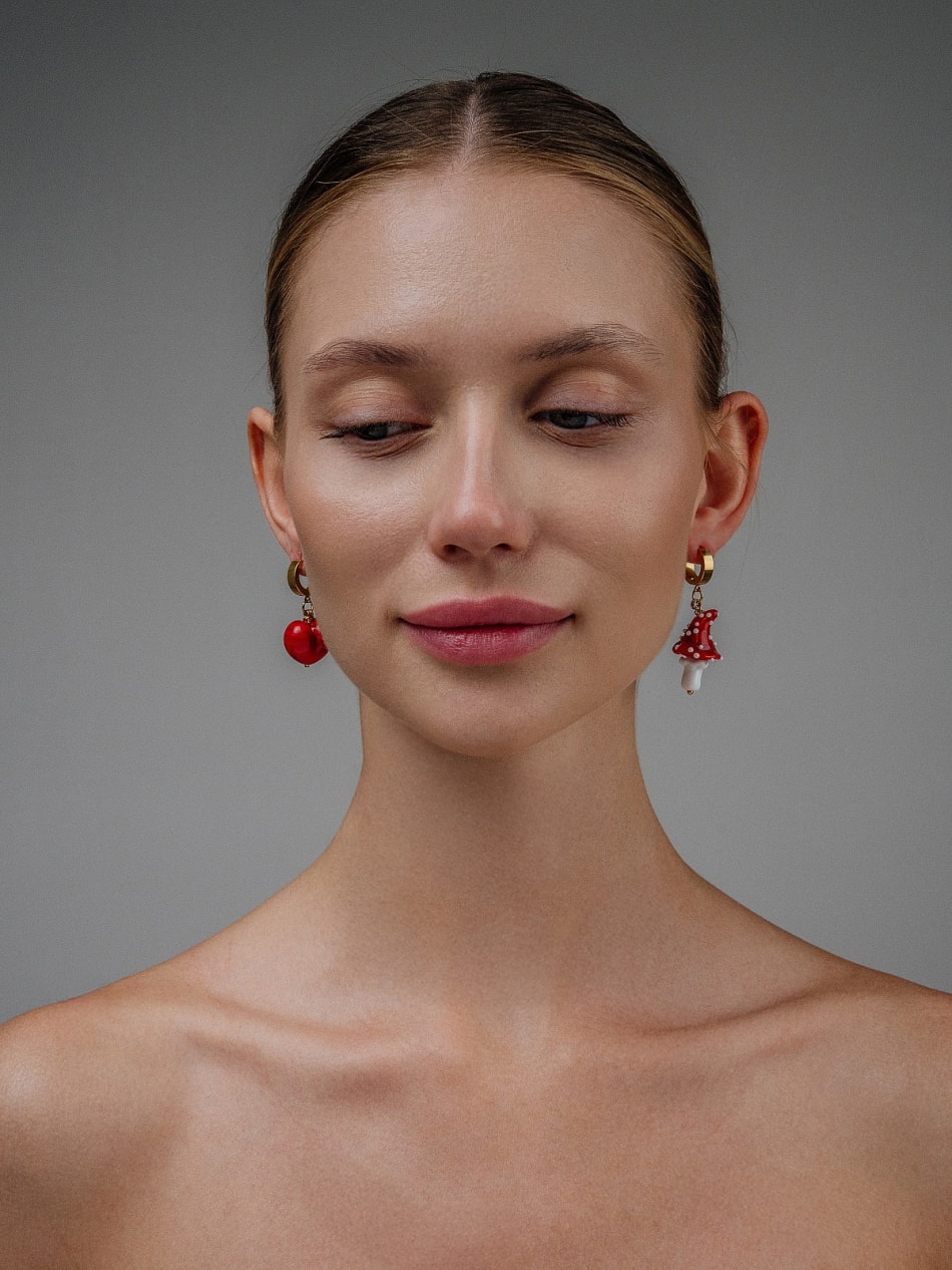 Earrings "Mushroom love" image 6