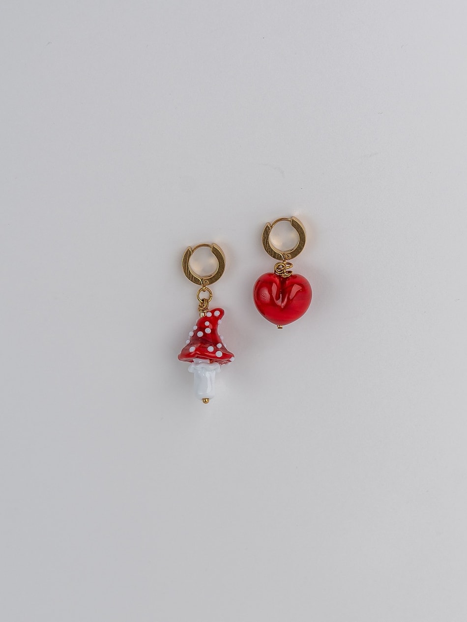 Earrings "Mushroom love" image 1