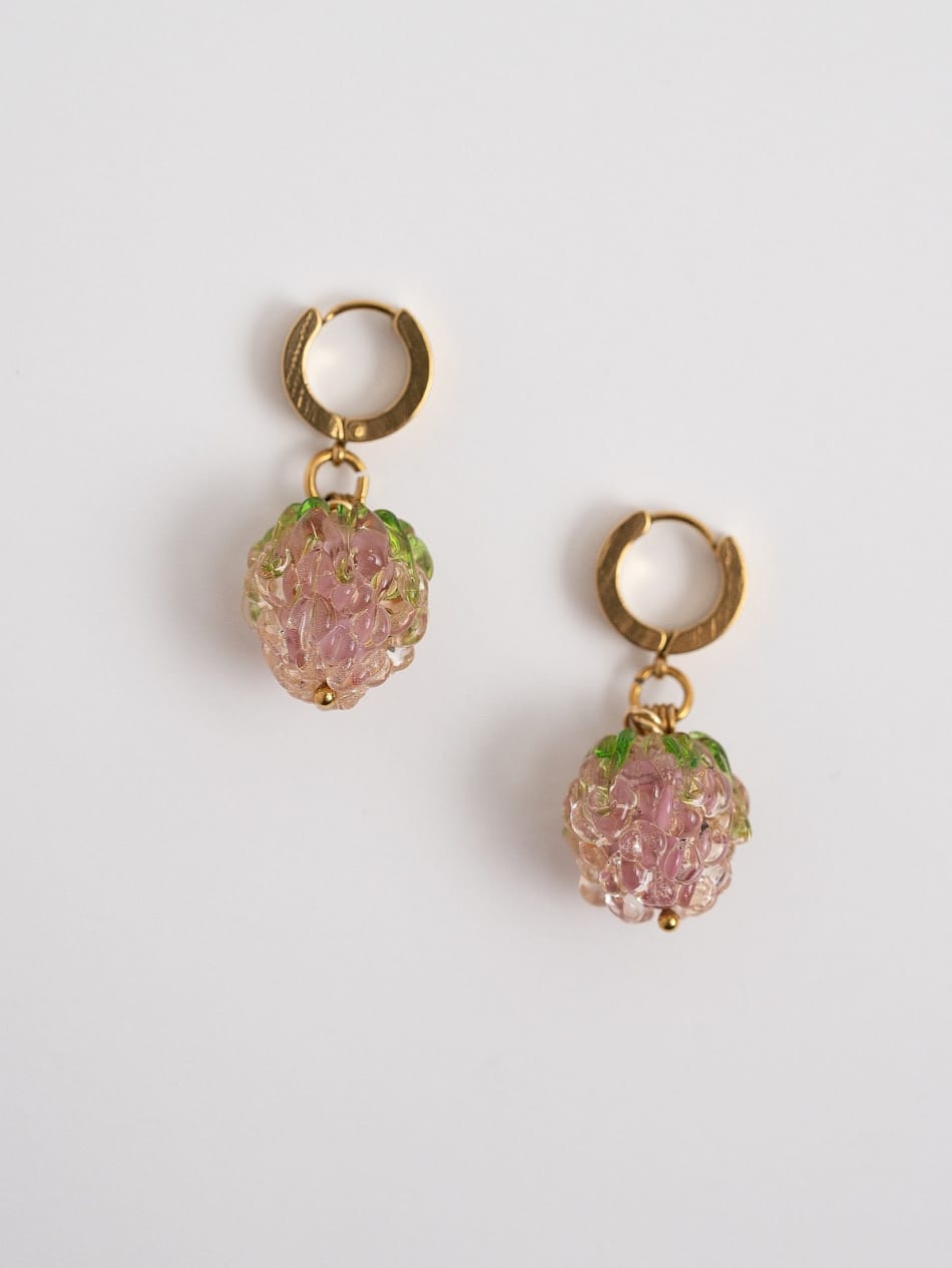 Earrings "Raspberry bliss" image 1
