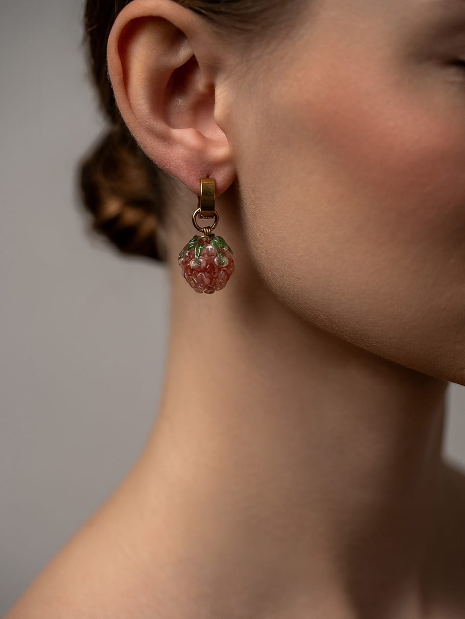 Earrings "Raspberry bliss" image 2