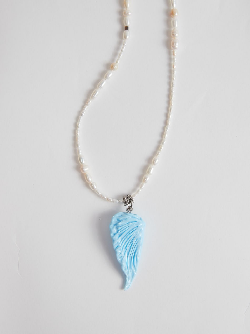 Necklace "The wing of the queen" image 4