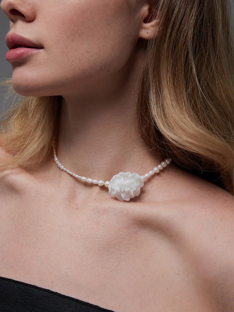 Choker "Steps on the  golden sand" image 2