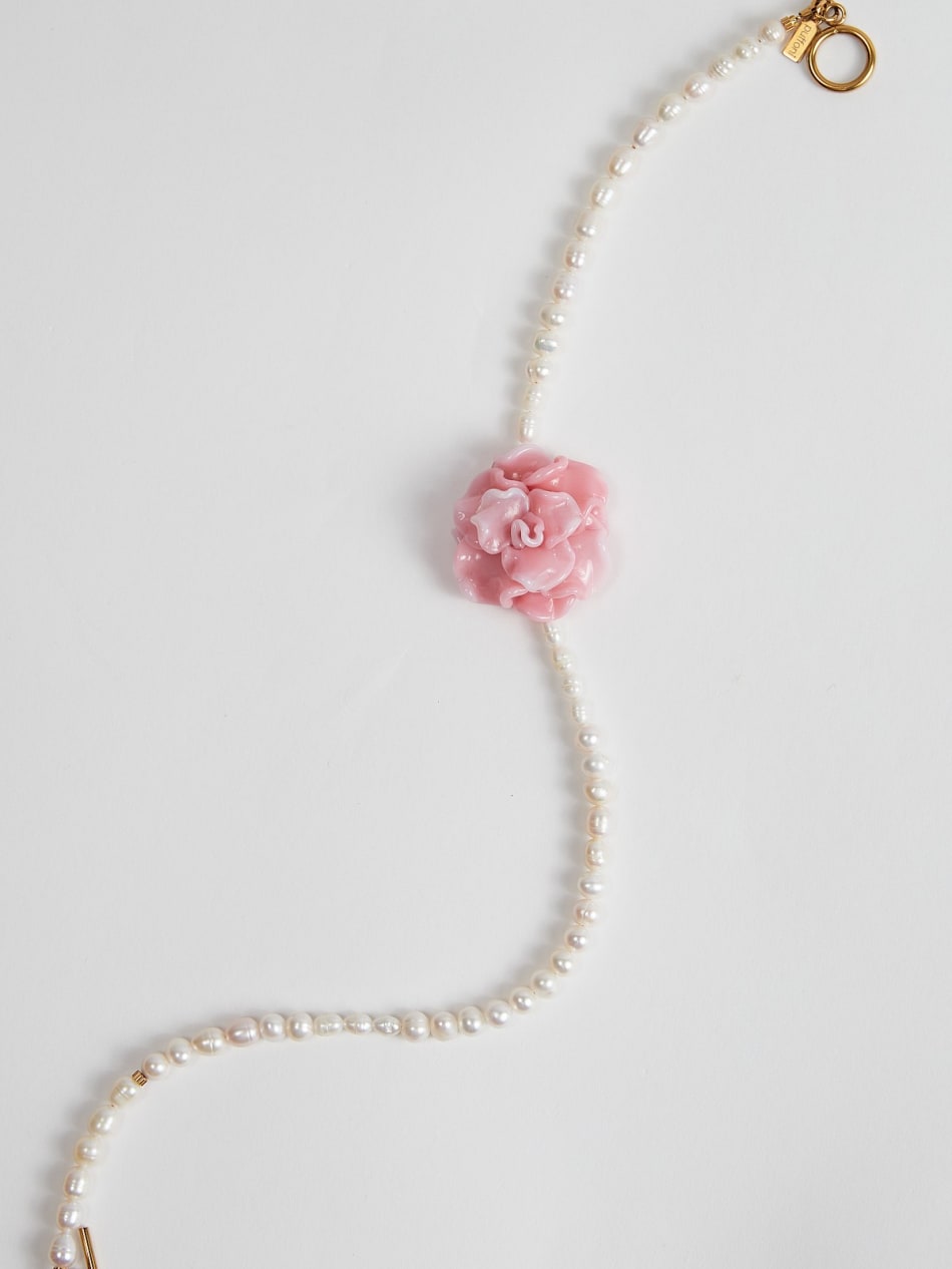 Choker "Pink evening" image 4