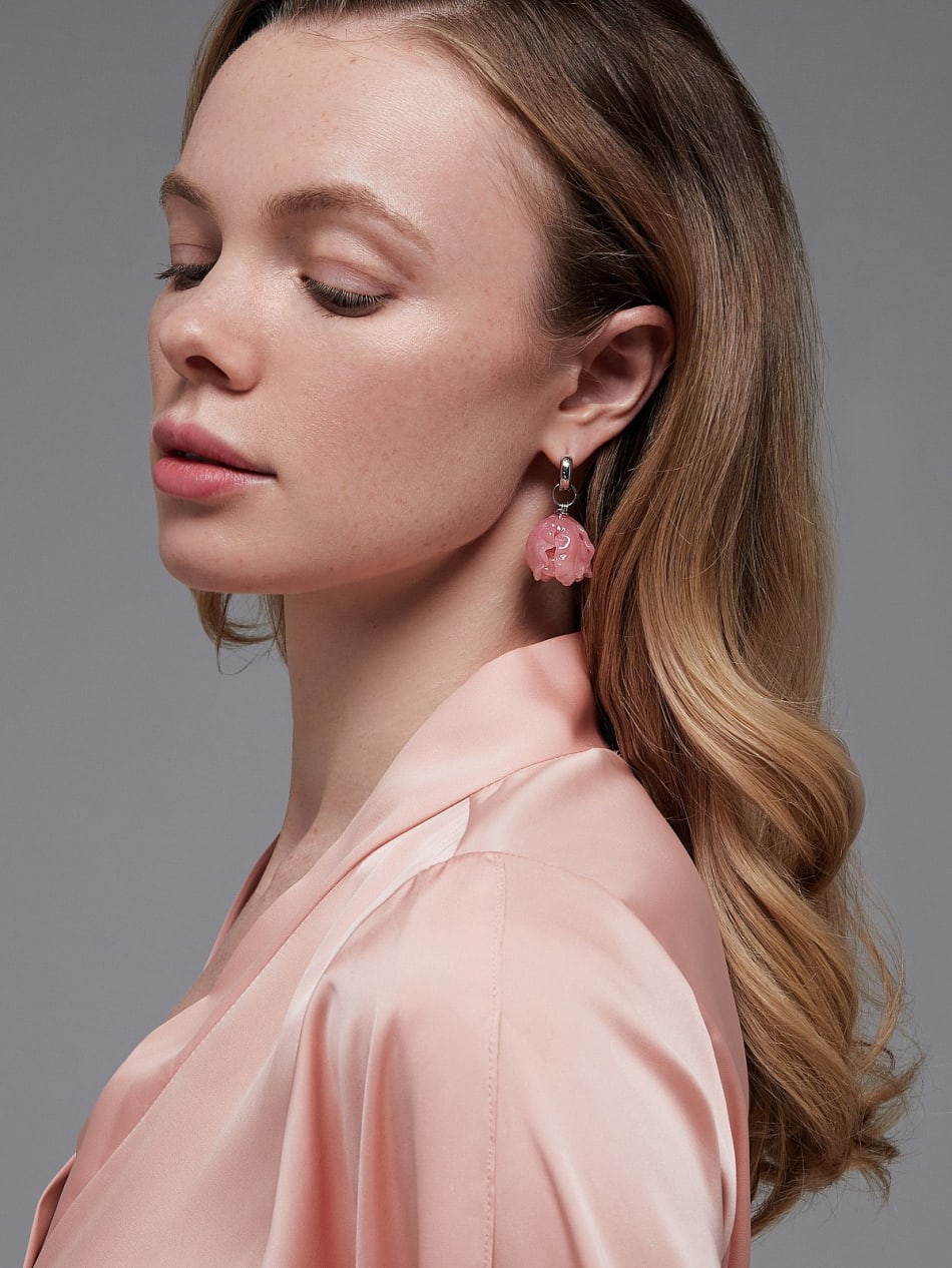 Earrings "Peony in love" image 4