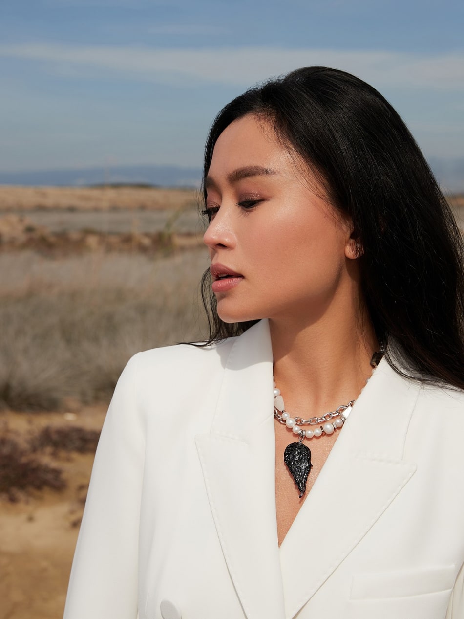 Necklace "Black swan"  image 3