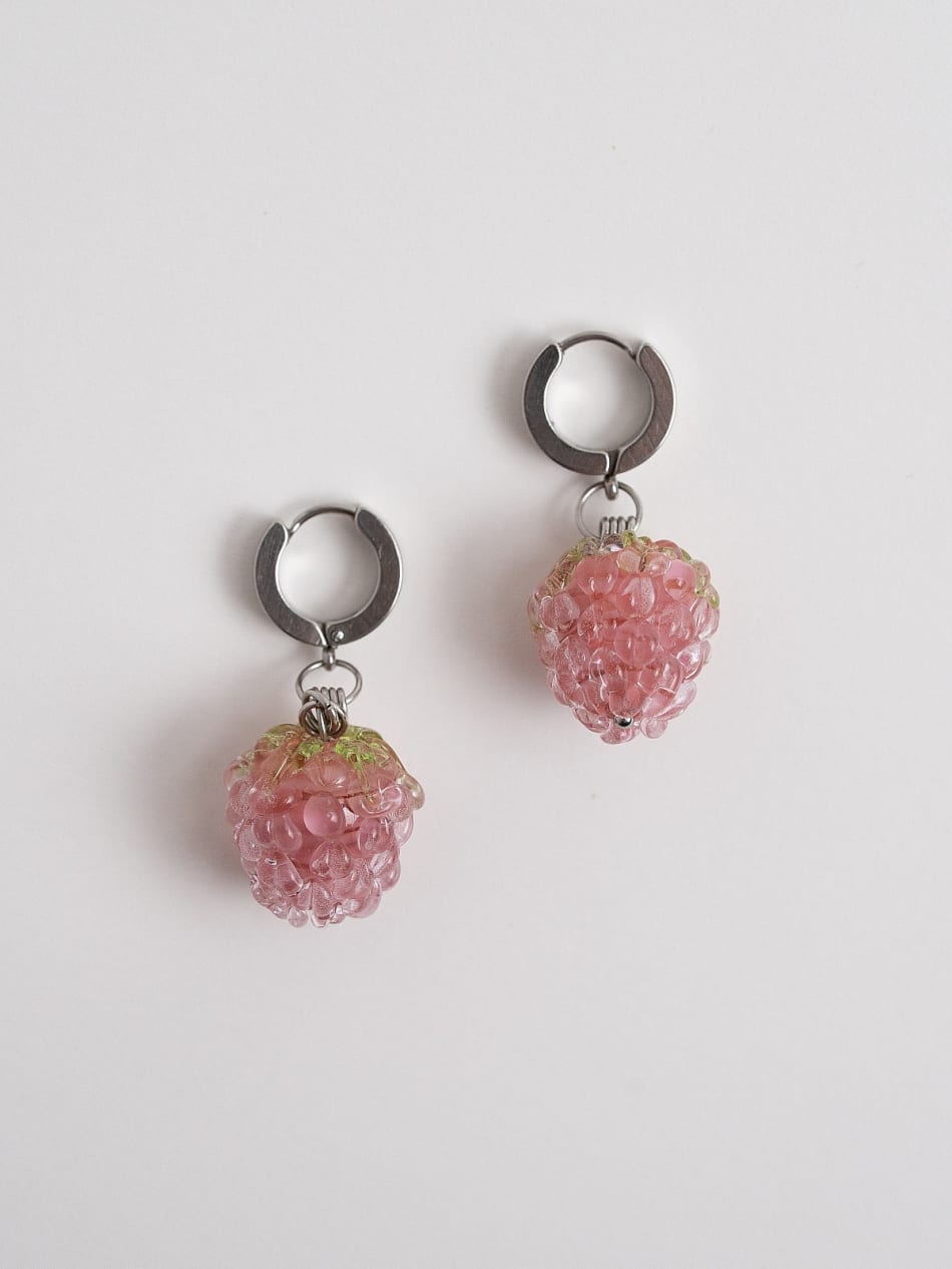 Earrings "Raspberry bliss" image 1