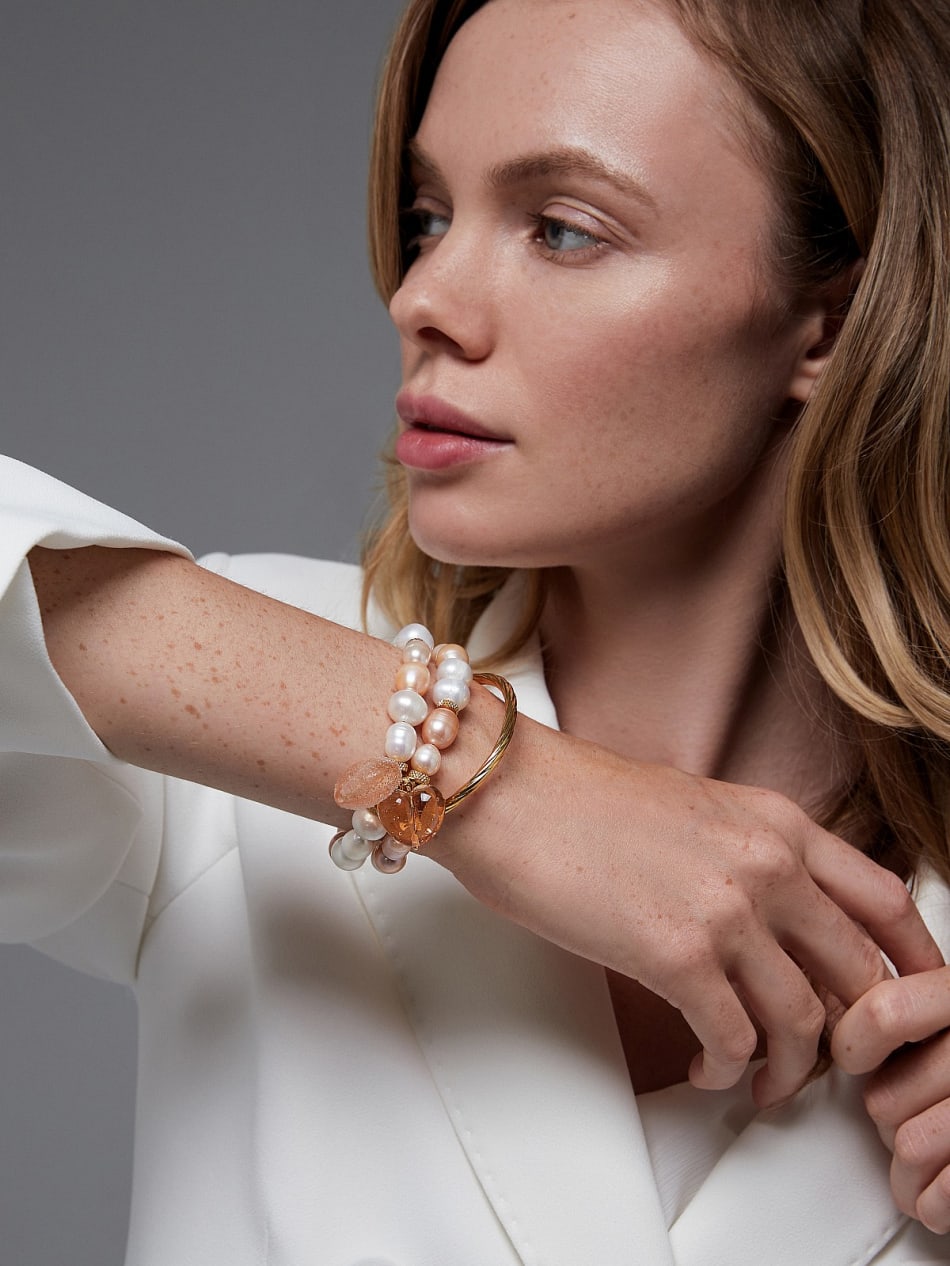 Bracelet "Apricot ray" image 6