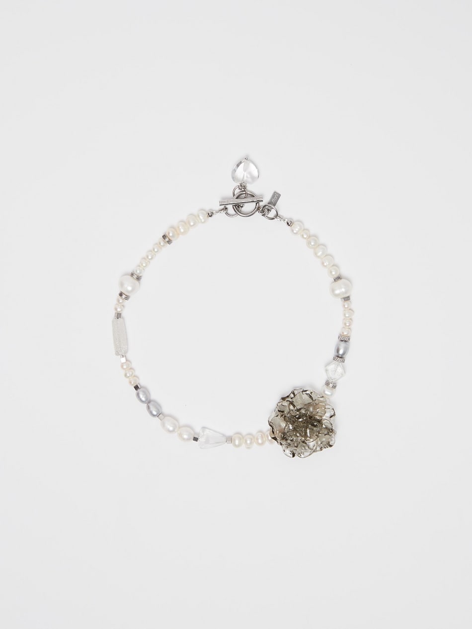 Choker "Gray rose" image 1