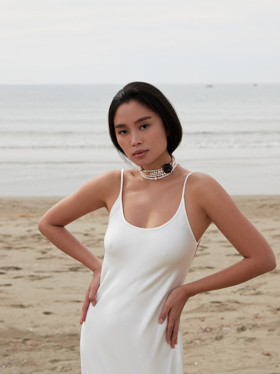 Necklace "Endless night in love" image 7