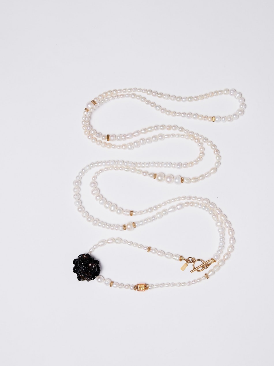 Necklace "Endless night in love" image 4