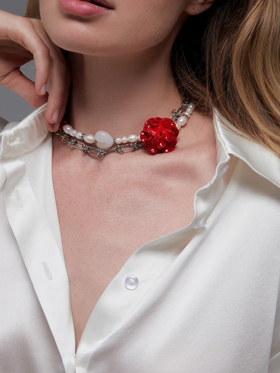 Choker "Spicy rose" image 2