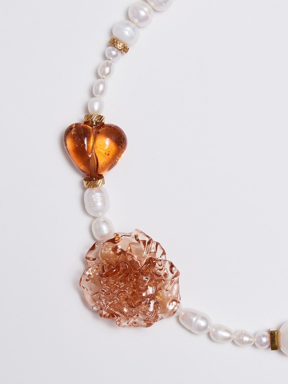 Necklace "Caramel latte" image 5