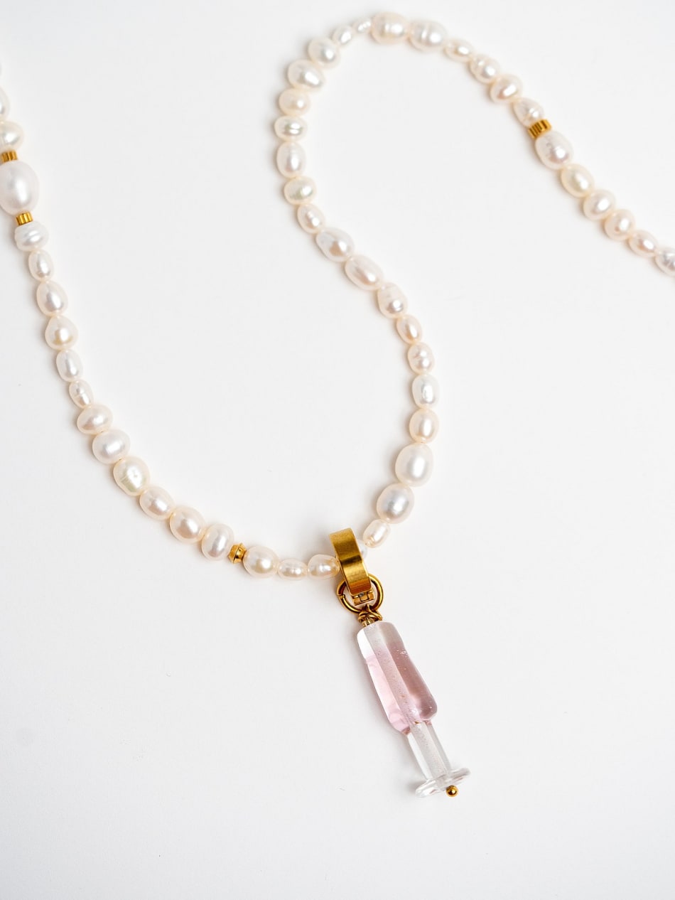 Pendant "Rosé Glass " image 3