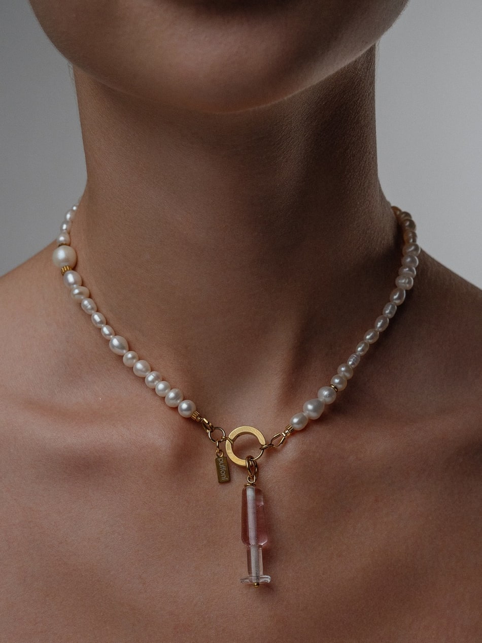 Pendant "Rosé Glass " image 5