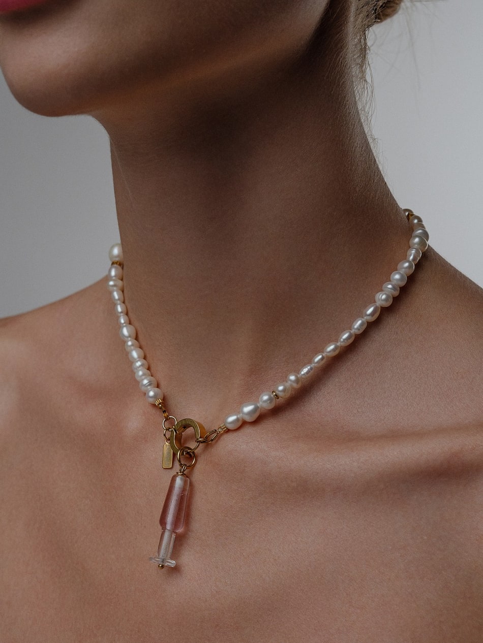 Pendant "Rosé Glass " image 2