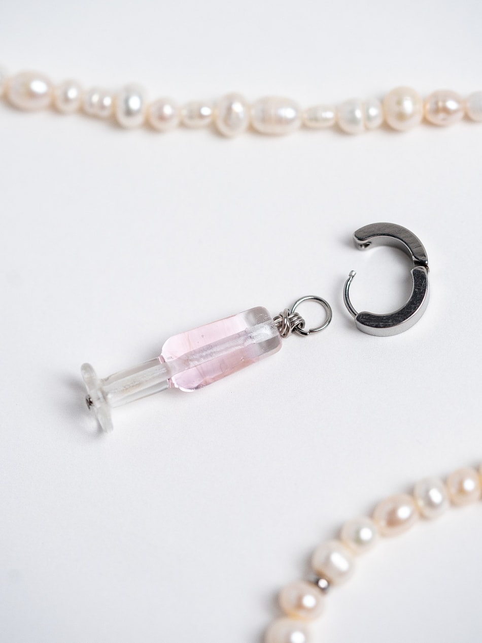 Pendant "Rosé Glass " image 3