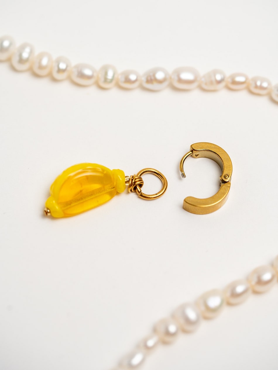 Pendant "Glossy Lemon Slice" image 4