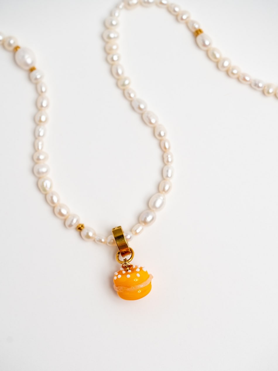 Pendant "Macaron Tangerine Kiss"  image 4