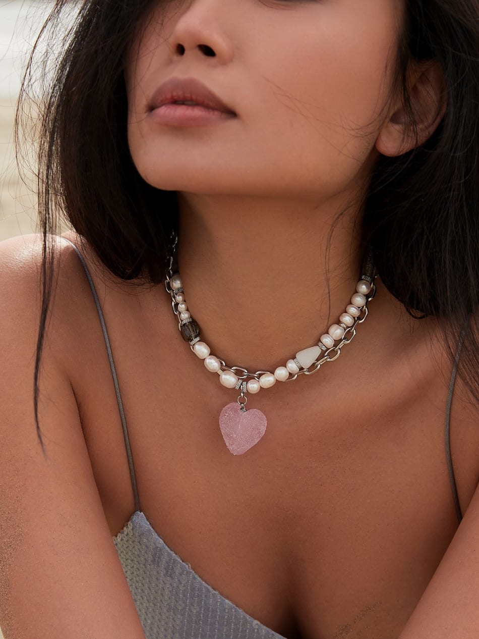 Necklace "Delicate heart" image 3