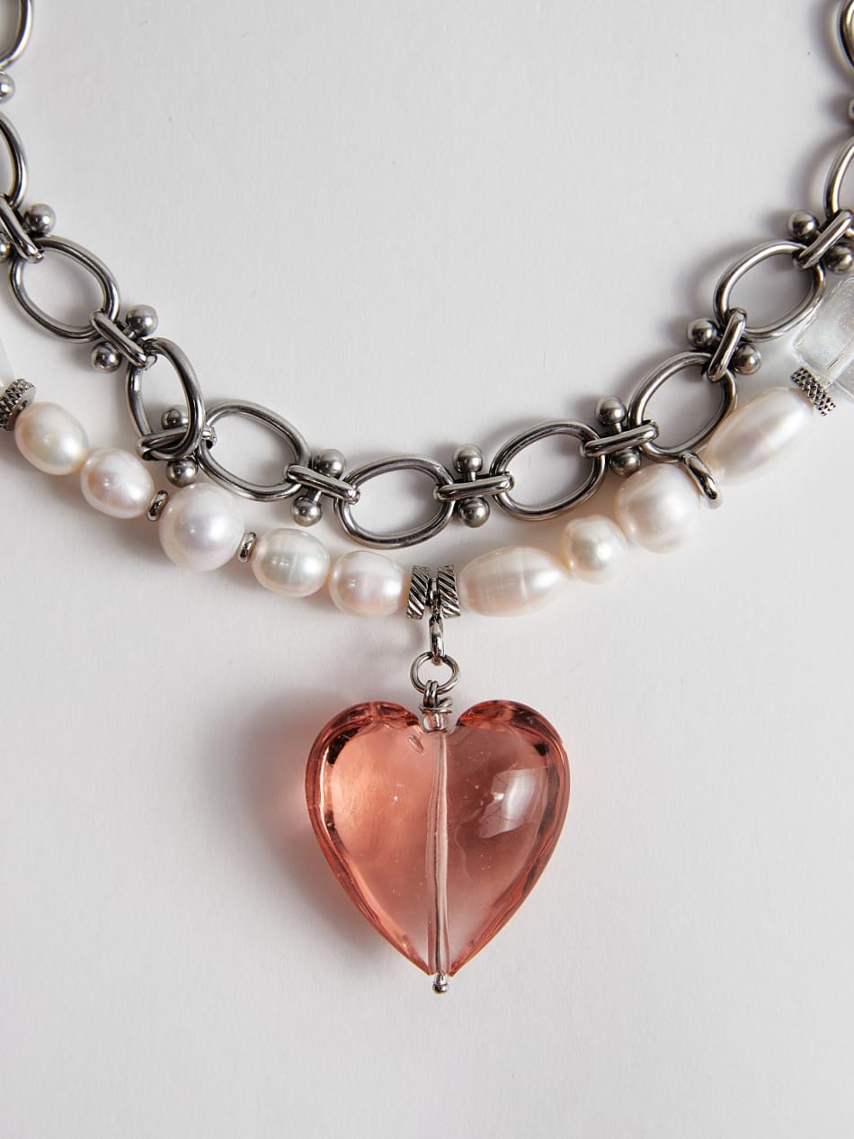 Necklace "Apricot jam" image 4
