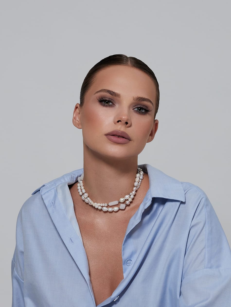 Necklace "The sound of rain" image 2