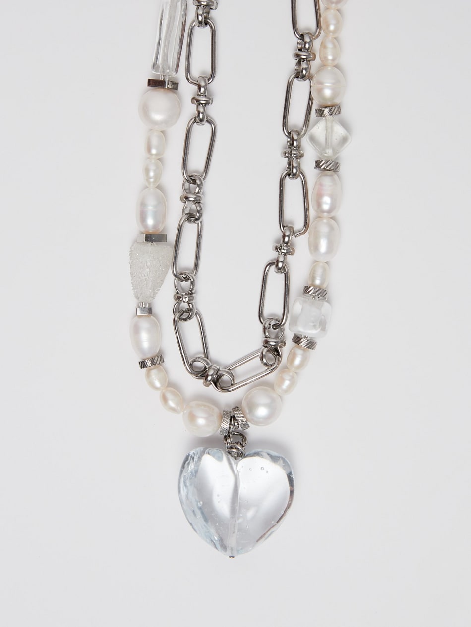 Necklace "Frozen drop" image 7