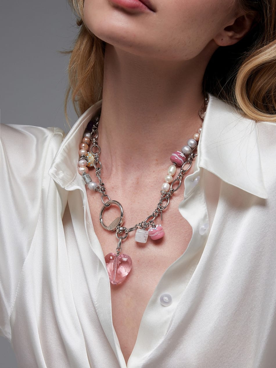 Necklace "Tender smile" image 2