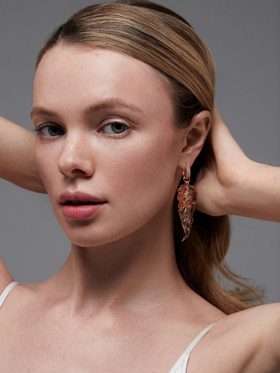 Earrings "Splashes of sun" image 3