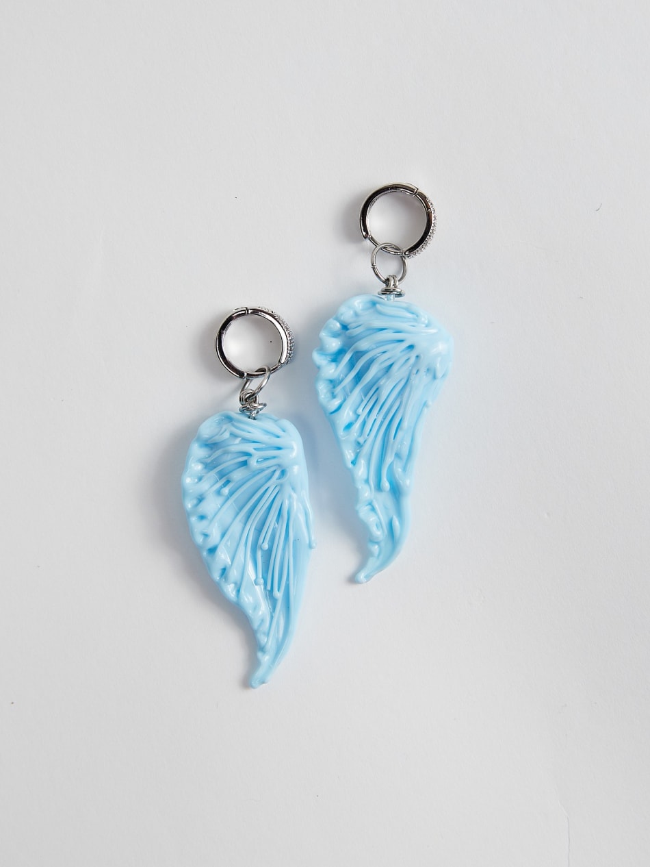Earrings "Flying over the ocean" image 1