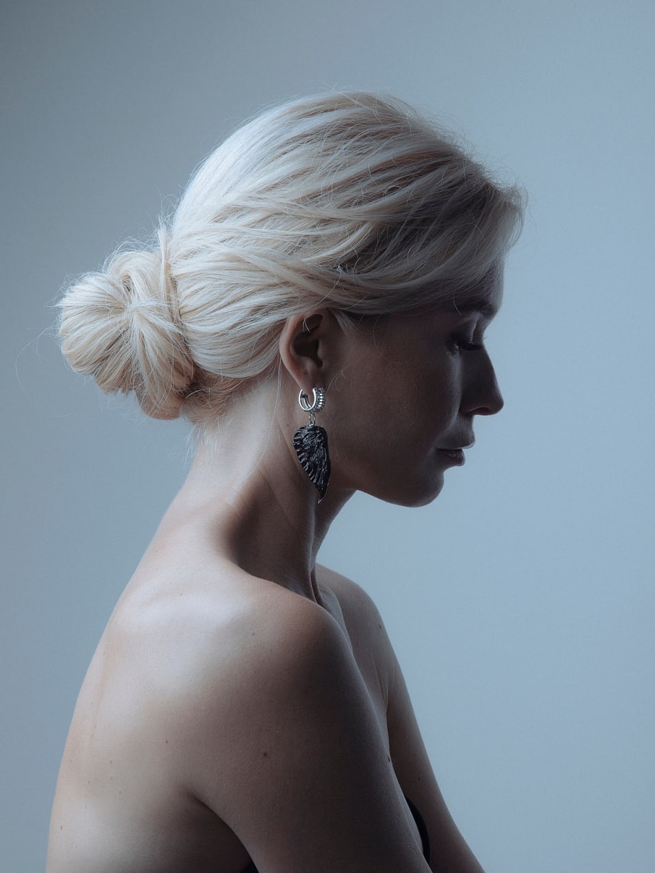 Earrings "Chocolate with salt" image 4