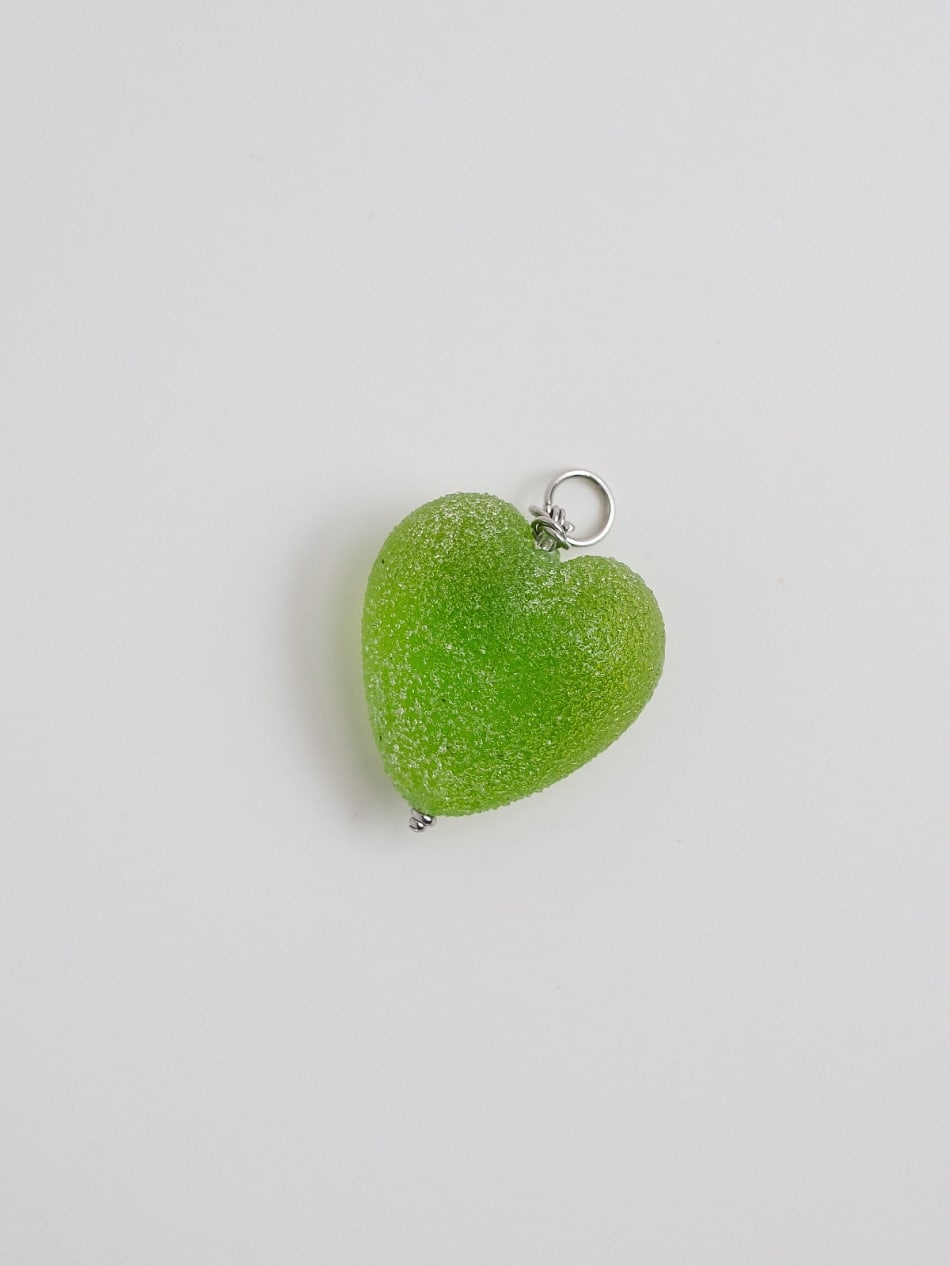 Pendant "Mint Spark Heart" image 1
