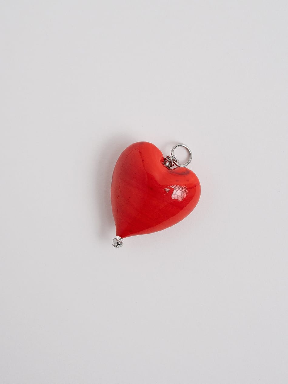 Pendant "Scarlet Bloom Heart"  image 1
